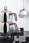 Karaca Urban Midi Metal Teapot Set Rosegold 2