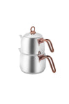 Karaca Urban Midi Metal Teapot Set Rosegold 4