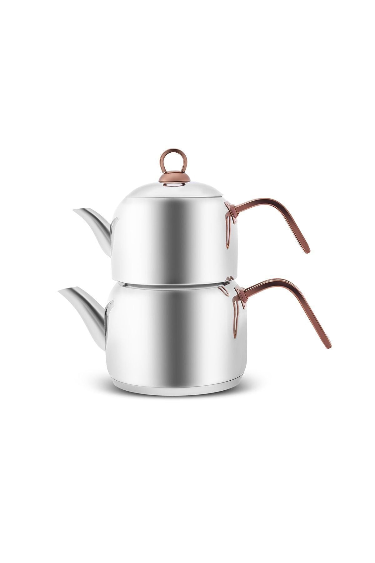 Karaca Urban Midi Metal Teapot Set Rosegold 5