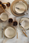 Kütahya Porselen Moderna 12 Piece 4 Person Dinner Set Cinnamon 1