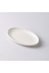 Porselenden Modern 2-Piece 25 Cm Cream Porcelain Medium Boat Serving Plate Set 1