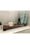 IMKER HOME Decorative Wooden Stand Presentation Board Kitchen Organizer Sauce Container Oil Dispenser Liquid Soap Holder 1