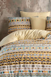 Atelier Home Double Bed Authentic Yellow Duvet Cover Set Ranforce 2