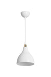 AG LightDesign White Pendant Lamp for Bedroom, Living Room, Kitchen, Hallway 4