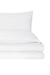 Arya Home Hotel Cotton Satin White Double Duvet Cover Set 3