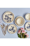 Bella Maison Vanessa Stoneware 24 Piece 6 Person Dinner Set Blue 2