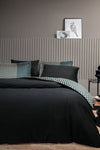 Yataş CharMe Bronte Double Velvet Satin Duvet Set - Black 1