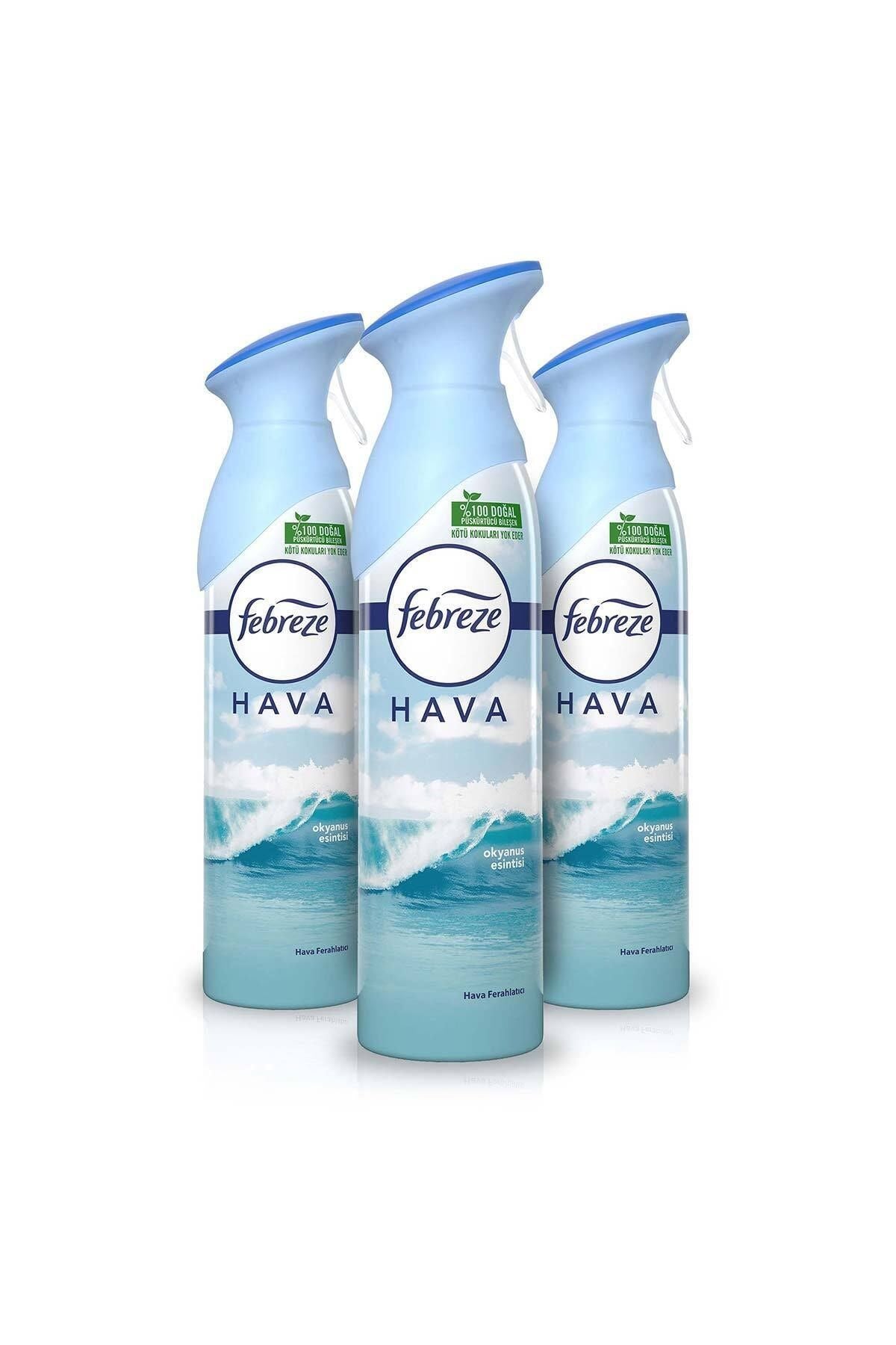 Febreze Air Freshener Spray Ocean Breeze 300 ml X 3 Pack 2