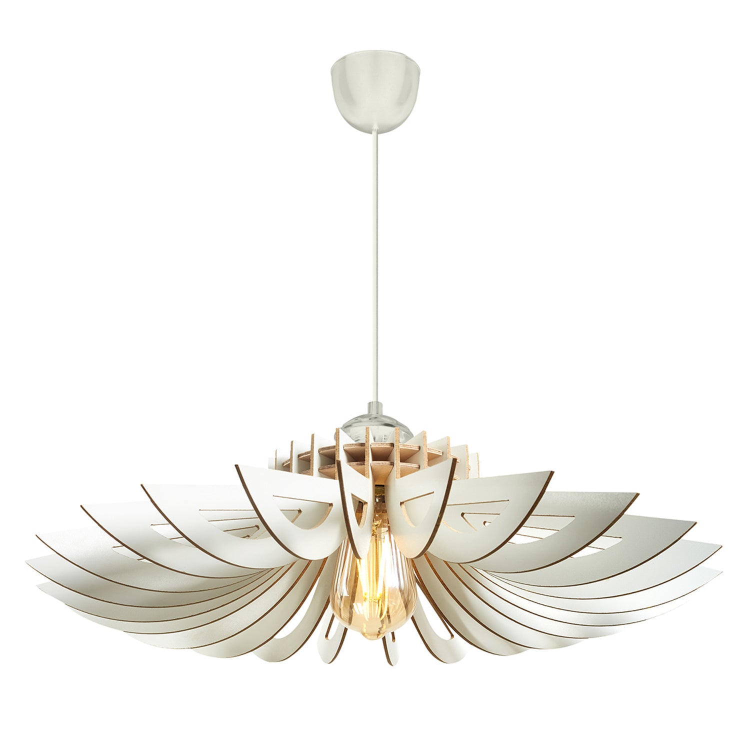 Chandelier 160 White 390FLH1530 4