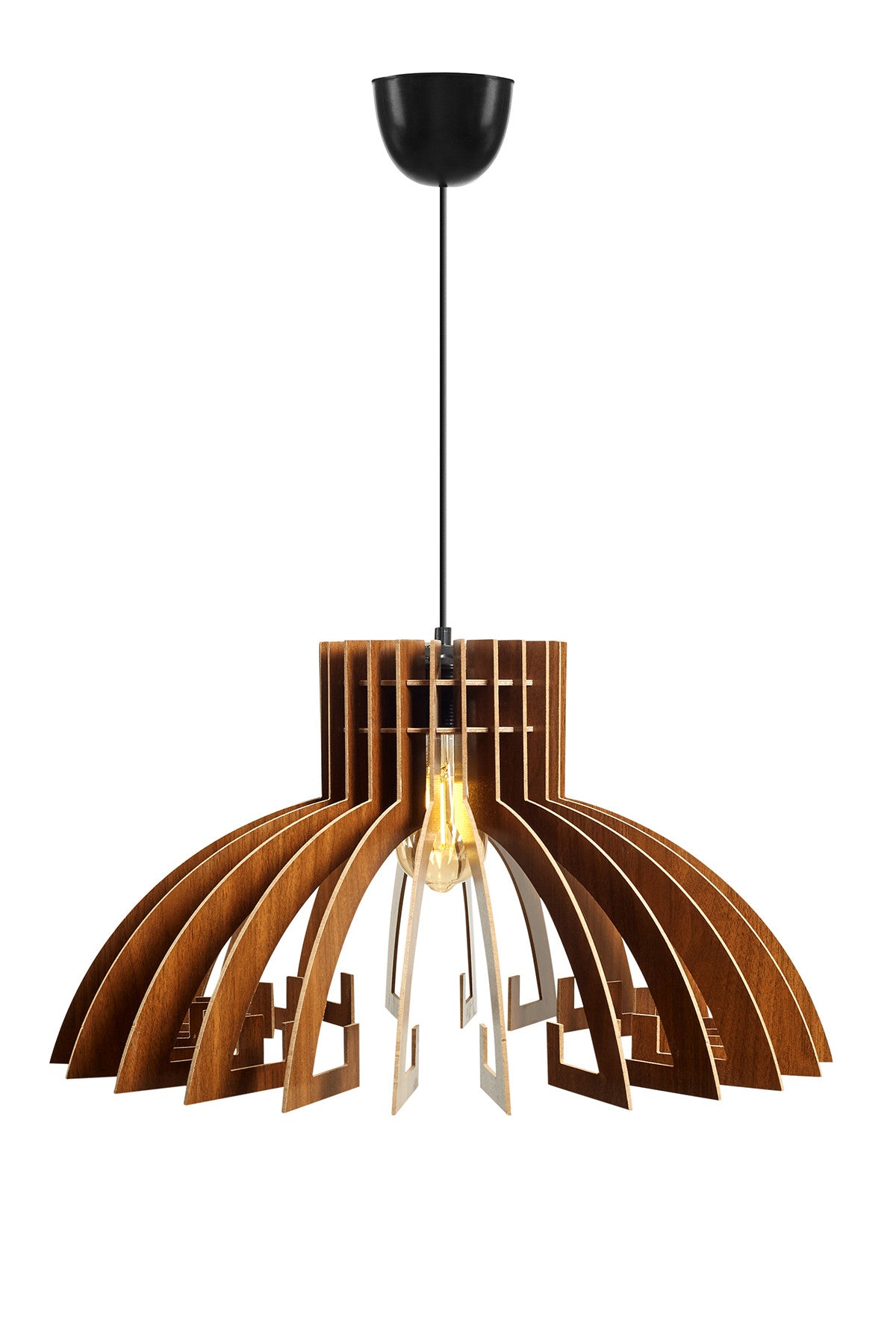 Chandelier 165 Walnut 390FLH1535 3