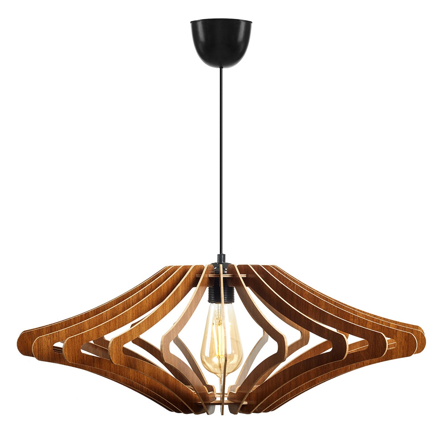 Chandelier 171-T Walnut 390FLH1561 3