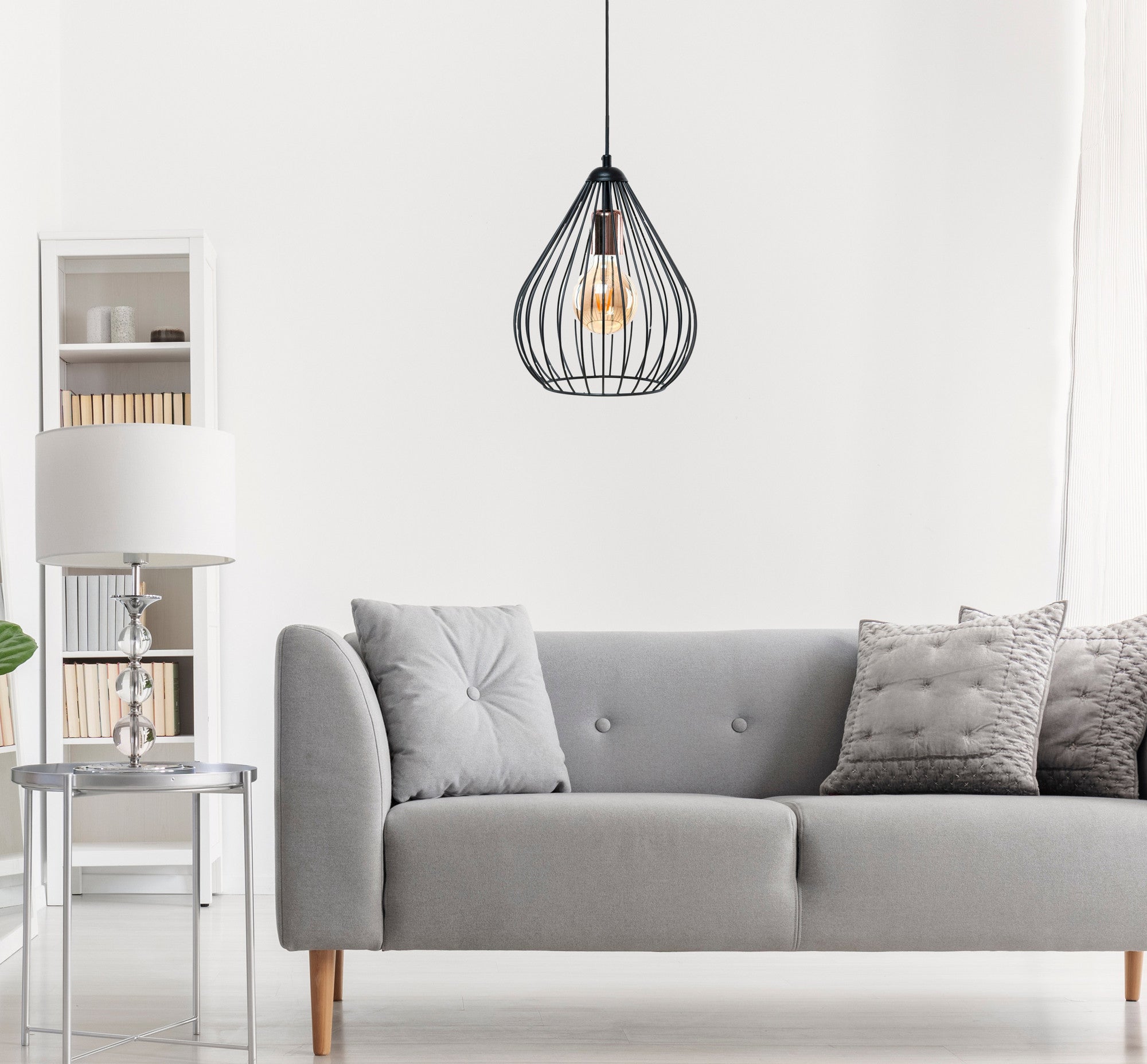 Chandelier 205-AS Black 390FLH1584 2