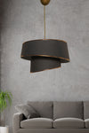 Chandelier Barette - Gold, Anthracite Gold
Anthracite 390FLH1630 1