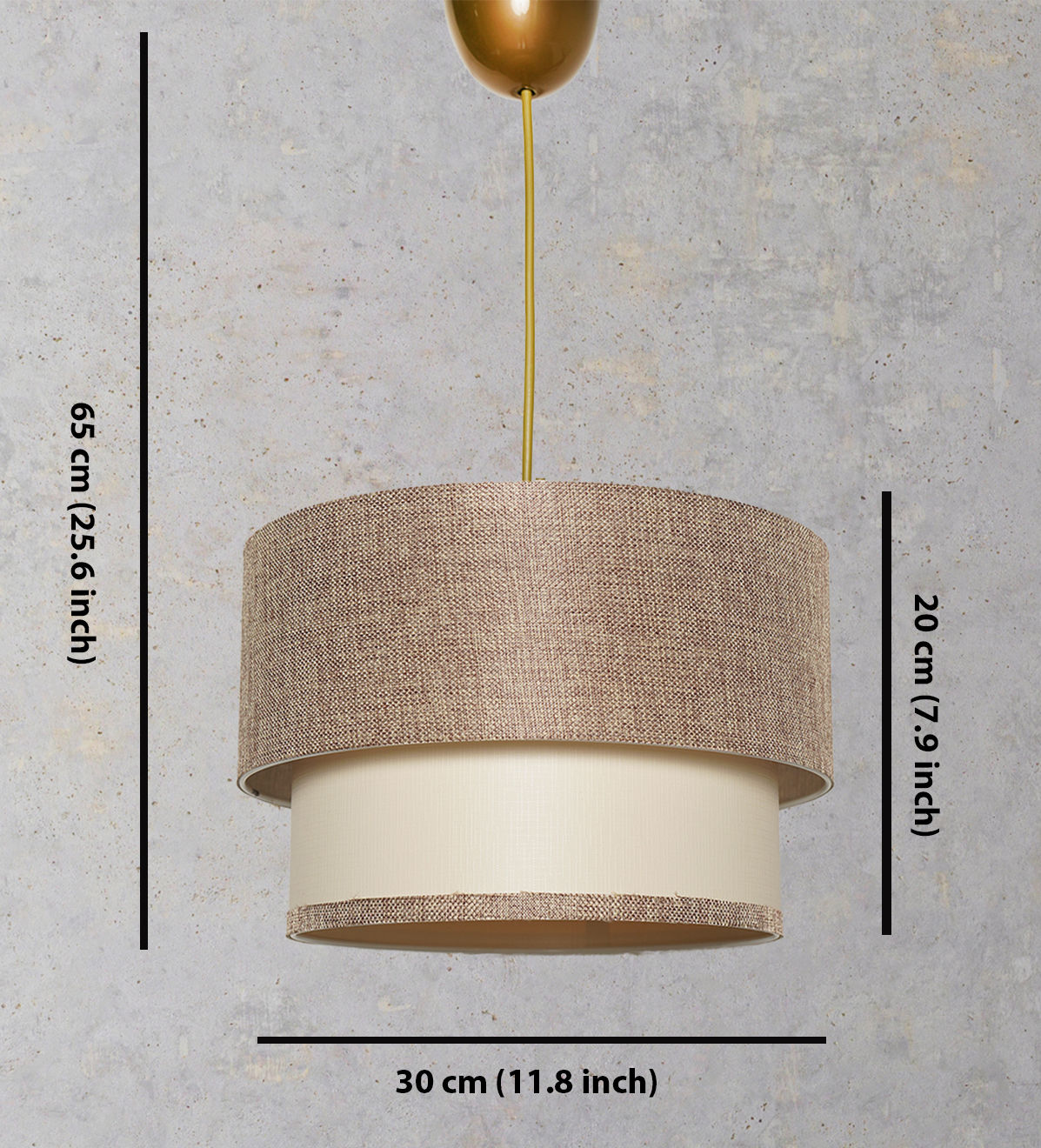 Chandelier Tubol - Beige Beige
Cream 390FLH1662 3