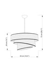 Chandelier Couper - Grey, Silver Grey
Silver 390FLH1687 4