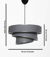 Chandelier Couper - Anthracite, Silver Anthracite
Silver 390FLH1692 4