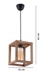 Chandelier Cube Brown 390FLH1841 5