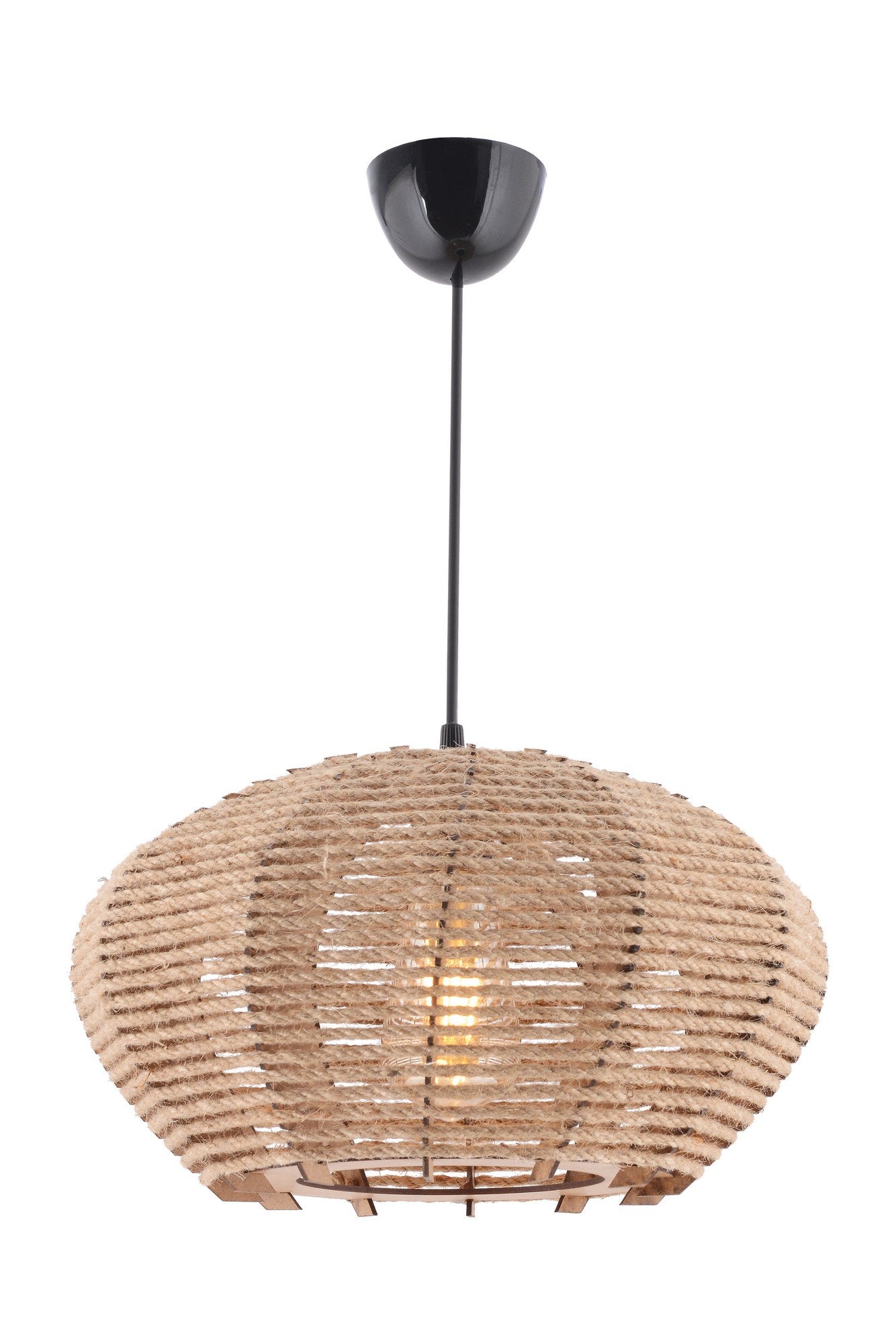 Chandelier Jute Ellipse Cream 390FLH2265 3