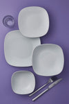 Güral Porselen Mimoza 24 Piece Dinner Set Silver 3