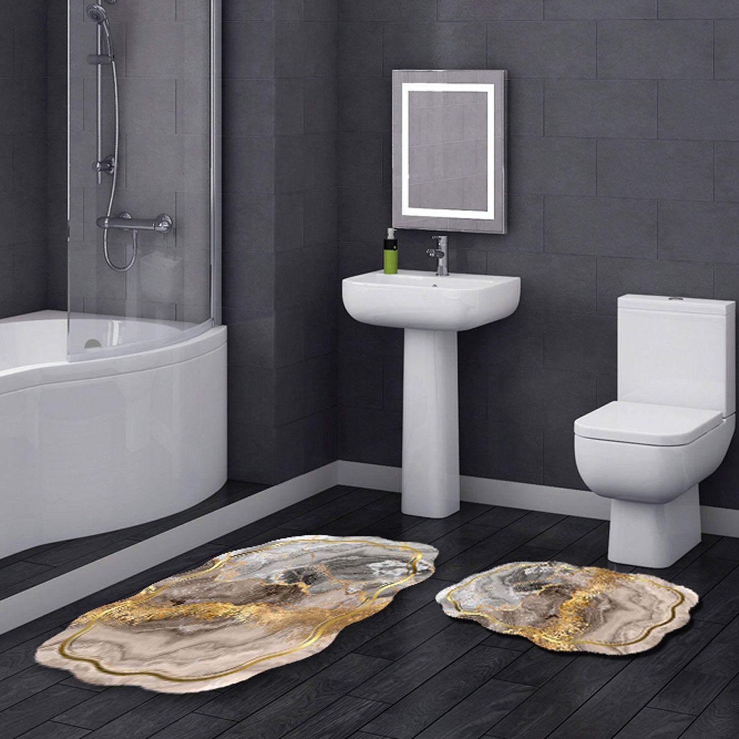 Bathmat Set (2 Pieces) 21018415Bj White
Mink
Gold 394ANR1680 1