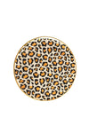 GÜRCÜGLASS Leopard Pattern Cake Plate 4