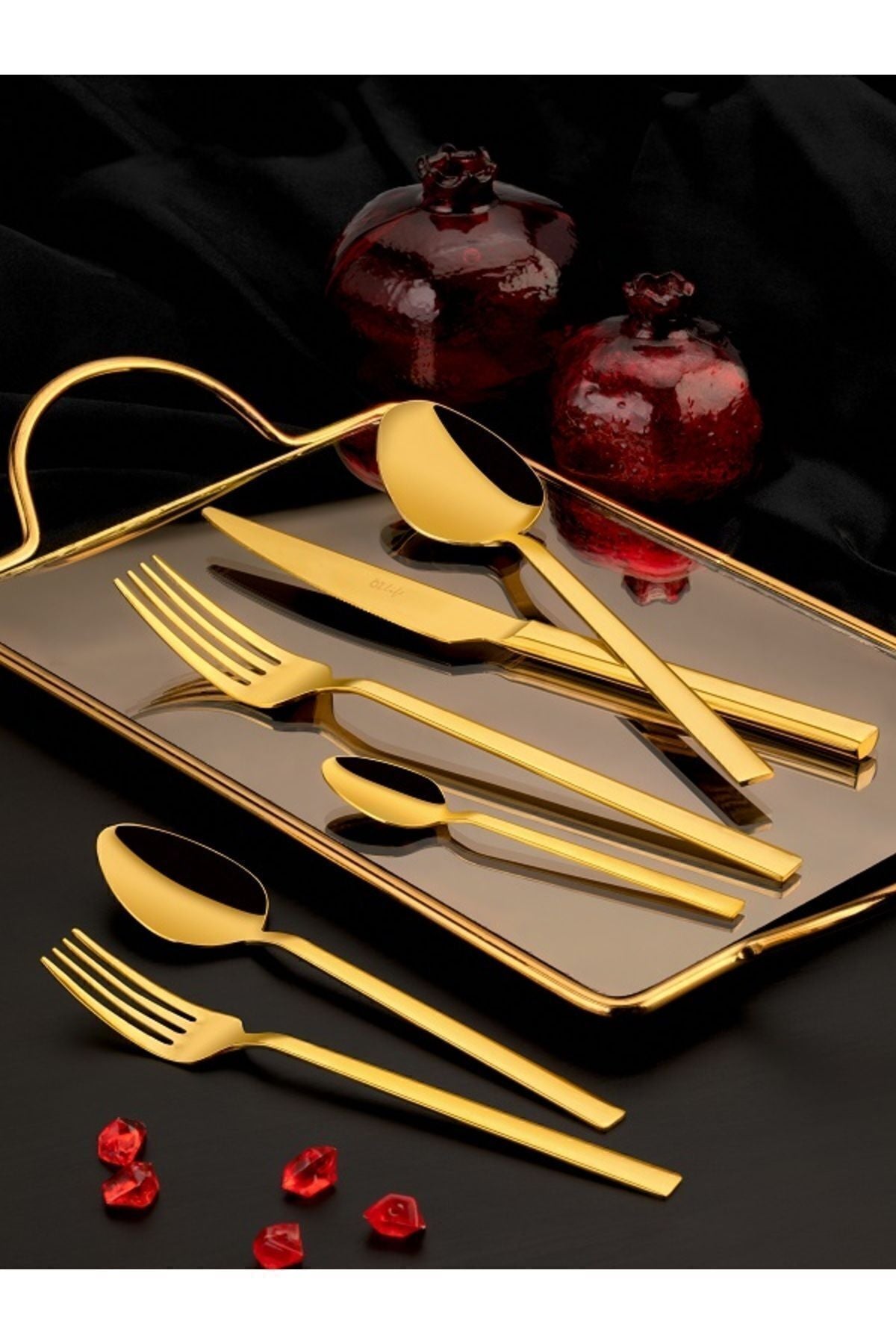 ÖZLİFE Hüma Titanium 36 Piece Cutlery Set 1