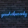 Decorative Plastic Led Lighting Good Vibes Only - Blue Blue 395NGR1587 1