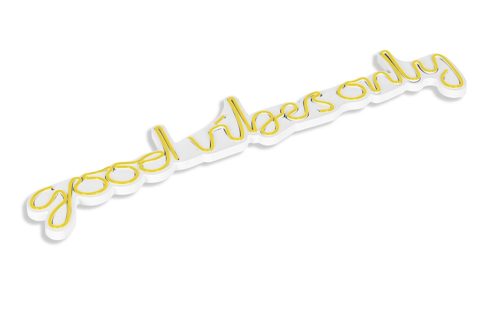 Decorative Plastic Led Lighting Good Vibes Only - Yellow Yellow 395NGR1589 6