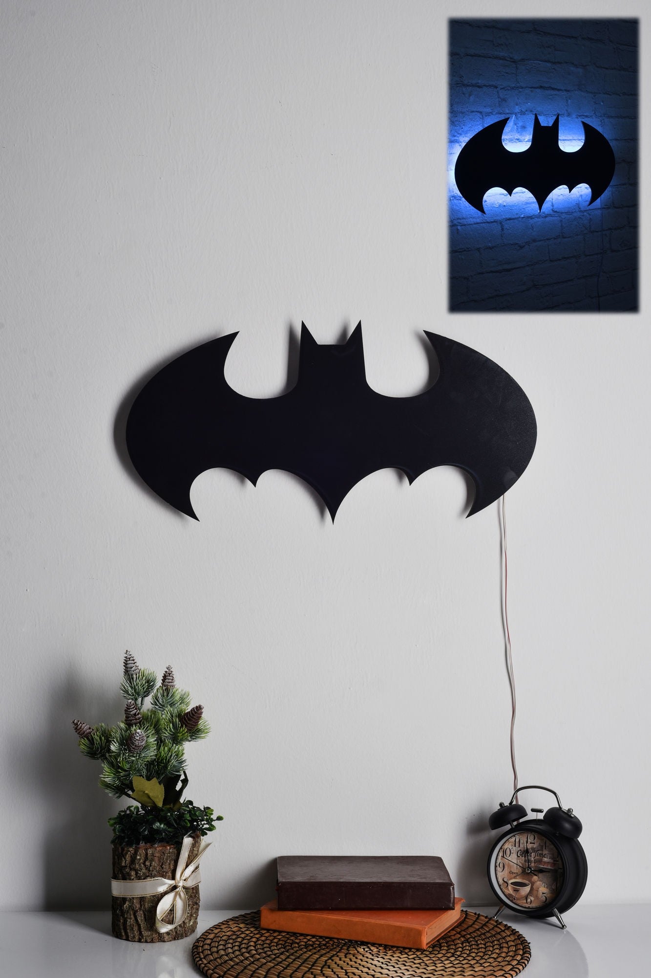 Decorative Led Lighting Batman - Blue Blue 395NGR1838 2