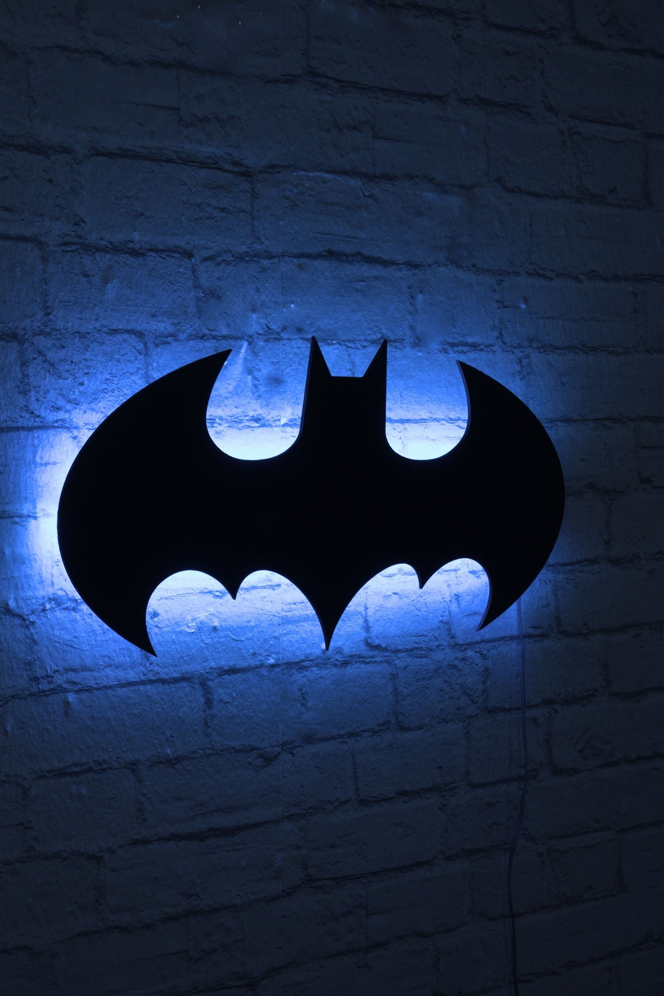 Decorative Led Lighting Batman - Blue Blue 395NGR1838 3