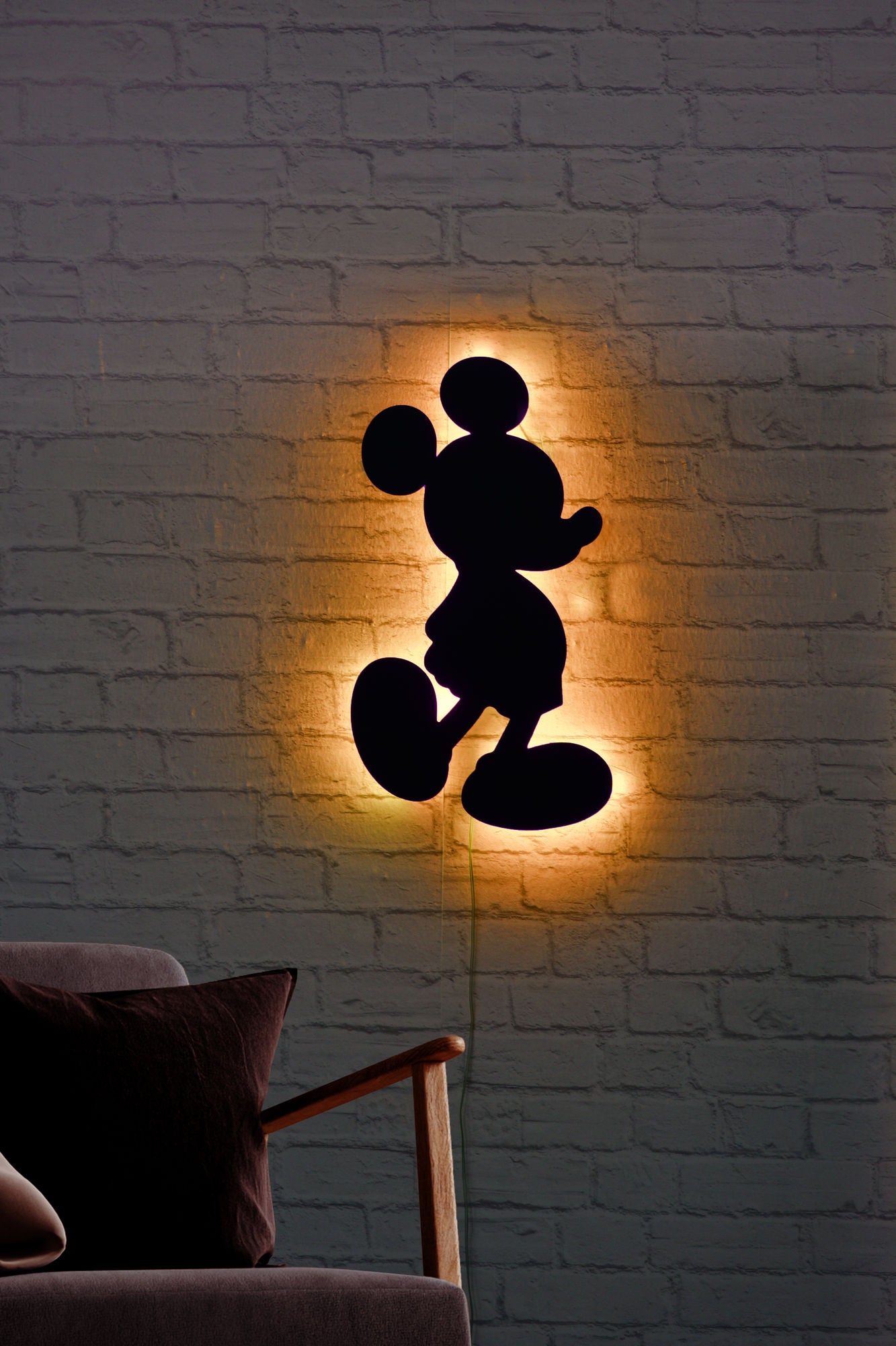 Decorative Led Lighting Mickey Mouse - Yellow Yellow 395NGR1901 3