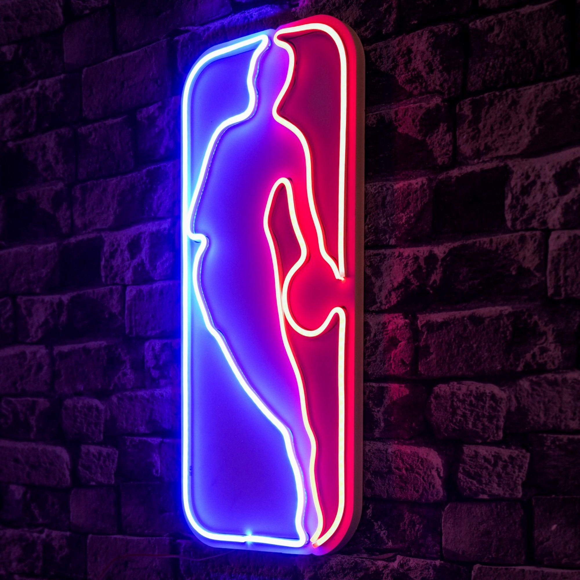 Decorative Plastic Led Lighting The Logo Jerry West - Multicolor Multicolor 395NGR2276 1