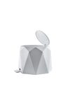 Elif Beya Plastik 5 l Trash Bin and Toilet Brush Geo 2-Piece Bathroom Set 3