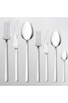 Jumbo Cutlery Set 1800 6 Person 24 Pieces Dessert Fork Spoon Knife Set Metallic 2