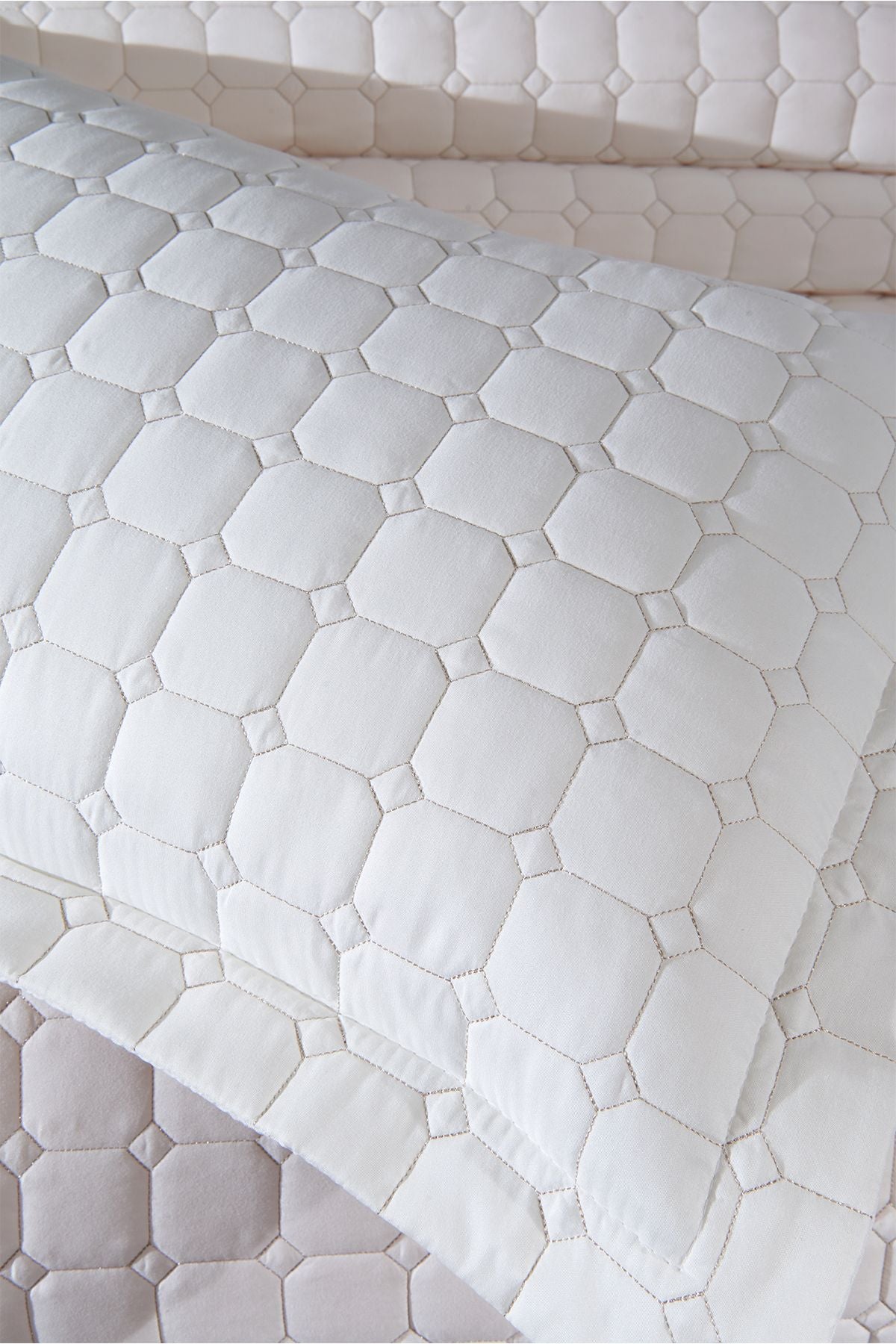 Çeyiz Diyarı Estiva Double Bedspread Cream 4