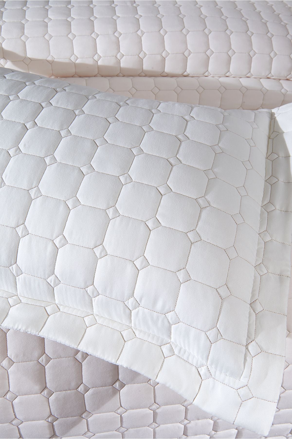 Çeyiz Diyarı Estiva Double Bedspread Cream 6