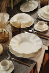 Kütahya Porselen 24 Piece 6 Person Dinner Set Milena Cream Porcelain 2