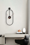 MetaQuartz Serenity Black Decorative Modern Wall Clock 5