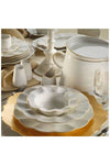 Kütahya Porselen Milena Cream Mesh 83 Piece Dinner Set 2