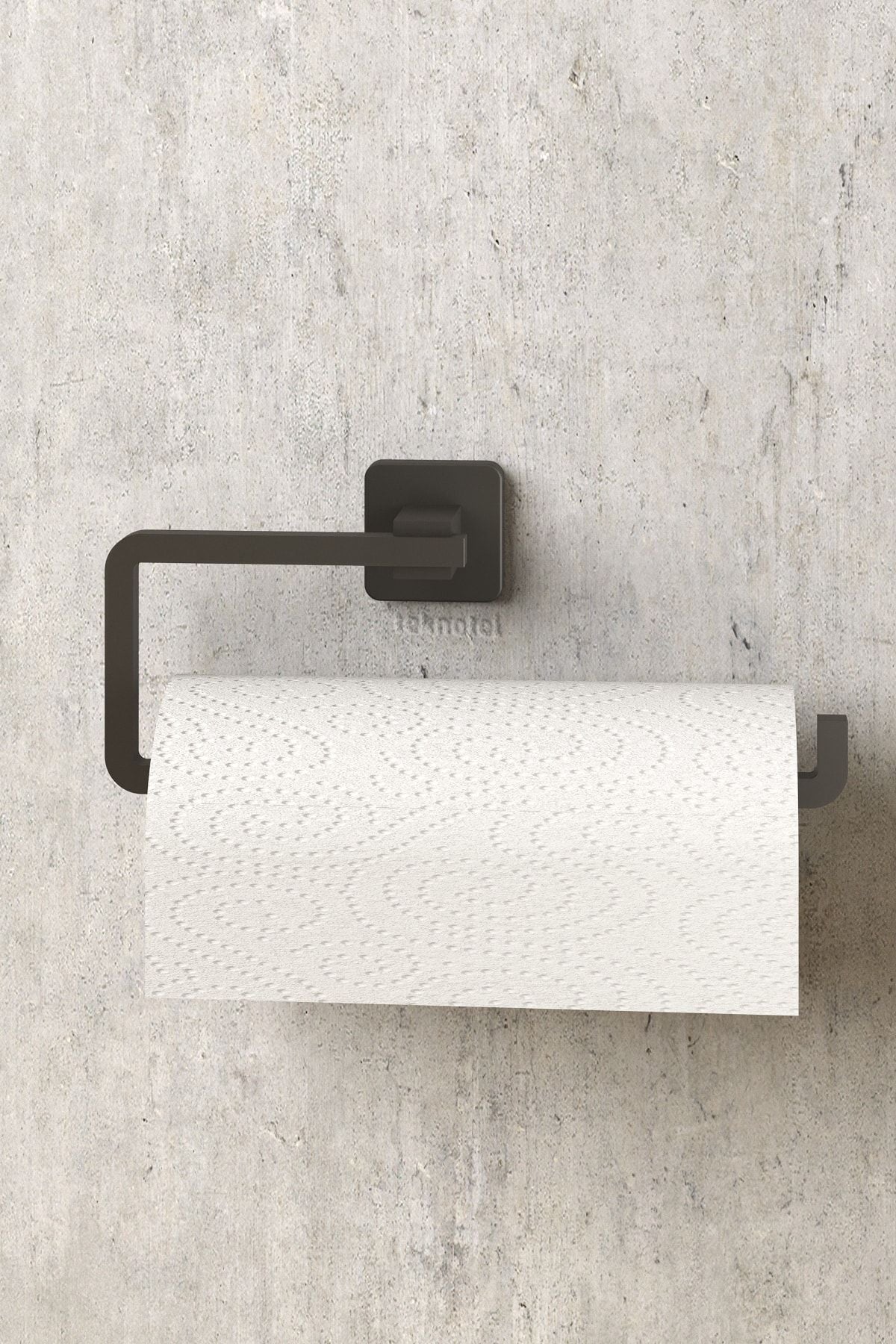 Teknotel Lifetime Rust-Free Paper Towel Holder Matte Black MG396 1