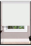 İREMKARAHOME Blackout Light-Blocking Roller Blind White 1