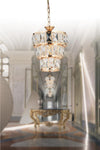 Istanbul Avize Mirac 3-Tier Crystal Gold Chandelier 1