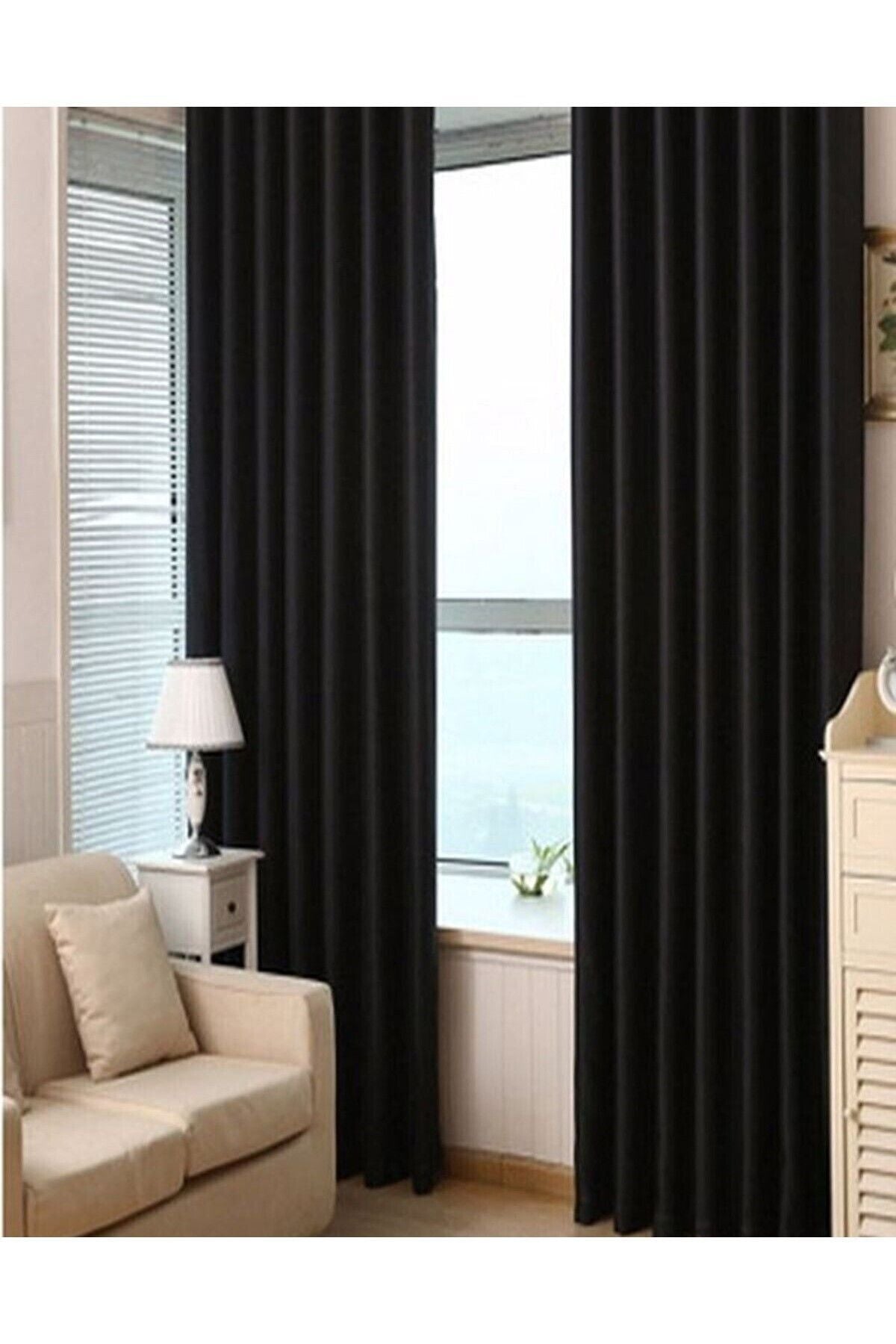 Home Tekstil Lux Black Out Projection Curtain Blackout Panel 1