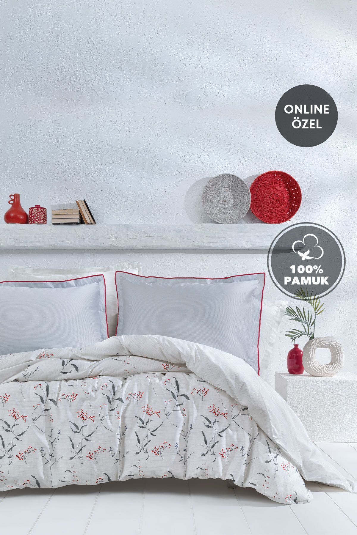 Yataş Karina Double Ranforce Duvet Cover Set - White 1