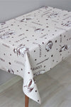 DDHOME Lined PVC Wipeable Oilcloth Tablecloth Coffee Coffe 1