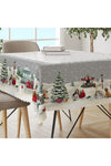 Pusula Home Christmas Winter Themed Tablecloth 2