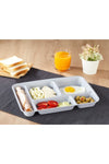 Özcan Ticaret Pazarlama 2 Pieces 5-Compartment Plate Tray And Breakfast Baby Plate 1