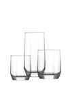 Lav Diamond 18 Piece Glass Set 2