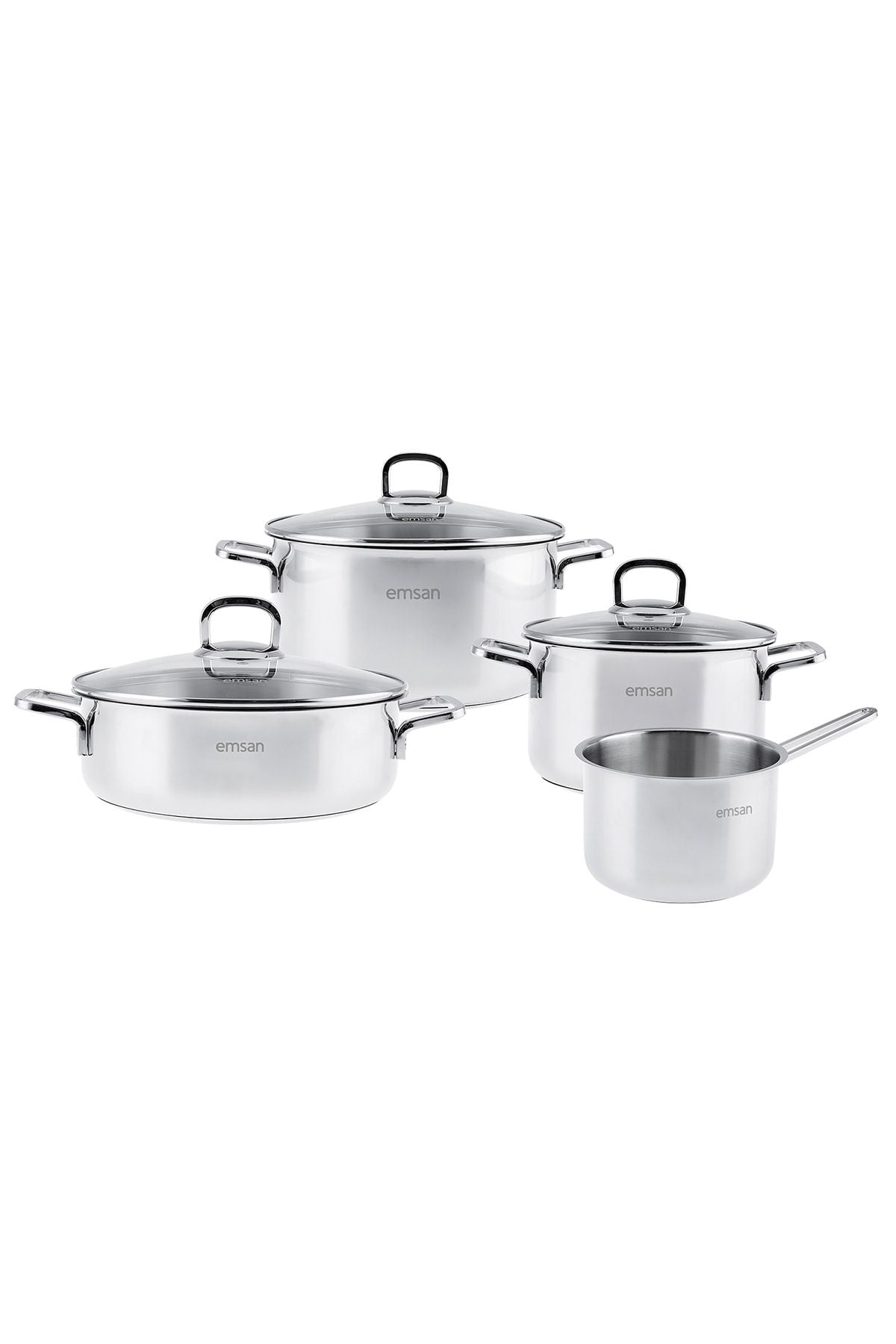 Emsan Cocinero 7 Piece Steel Cookware Set 3