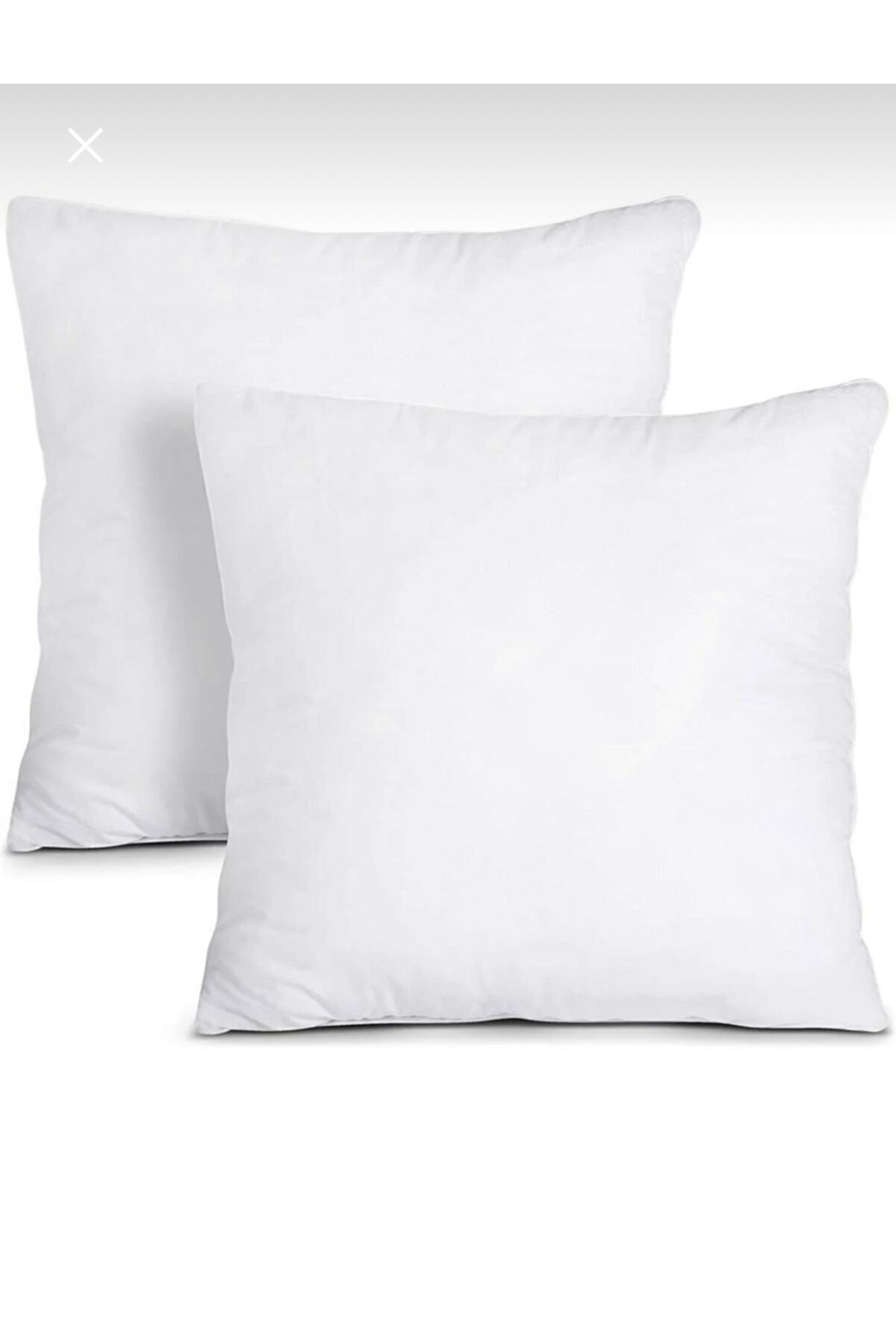 Çeyizline Zippered White Pillow, Cushion, Pillowcase Covers (1 Piece) (Mitil, Mattress) 3